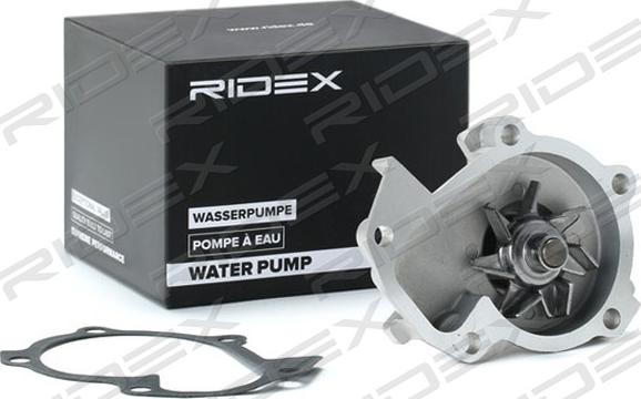 RIDEX 1260W0244 - Water Pump autospares.lv