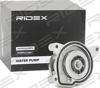 RIDEX 1260W0209 - Water Pump autospares.lv