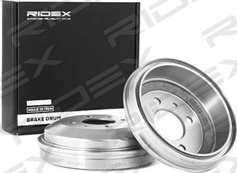 RIDEX 123B0007 - Brake Drum autospares.lv