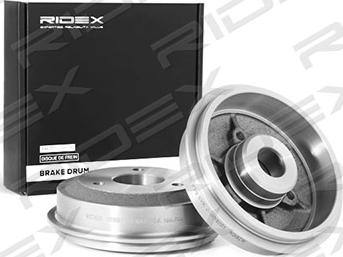 RIDEX 123B0018 - Brake Drum autospares.lv