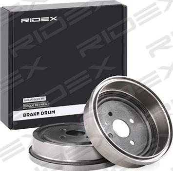 RIDEX 123B0031 - Brake Drum autospares.lv