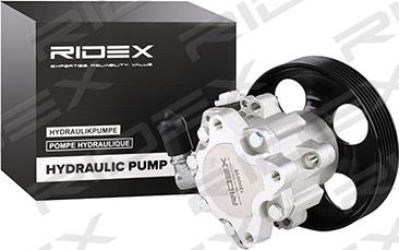 RIDEX 12H0019 - Hydraulic Pump, steering system autospares.lv