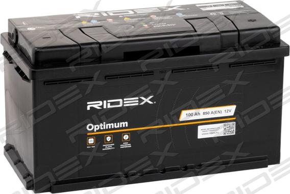 RIDEX 1S0018 - Starter Battery autospares.lv