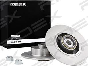 RIDEX 82B0990 - Brake Disc autospares.lv