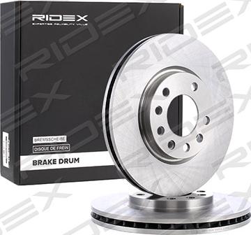 RIDEX 82B0955 - Brake Disc autospares.lv