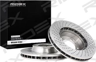 RIDEX 82B0929 - Brake Disc autospares.lv