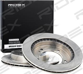 RIDEX 82B0499 - Brake Disc autospares.lv