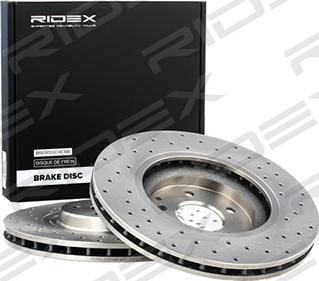 RIDEX 82B0449 - Brake Disc autospares.lv