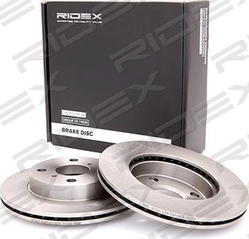 RIDEX 82B0402 - Brake Disc autospares.lv