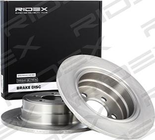 RIDEX 82B0417 - Brake Disc autospares.lv