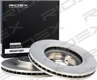 RIDEX 82B0485 - Brake Disc autospares.lv