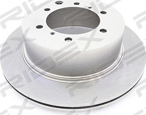 RIDEX 82B0483 - Brake Disc autospares.lv