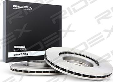 RIDEX 82B0596 - Brake Disc autospares.lv