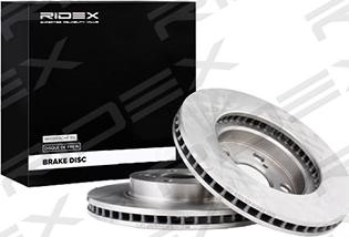 RIDEX 82B0590 - Brake Disc autospares.lv