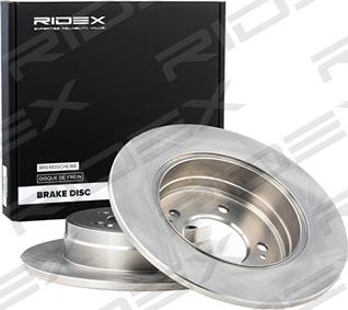 RIDEX 82B0585 - Brake Disc autospares.lv