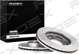 RIDEX 82B0586 - Brake Disc autospares.lv