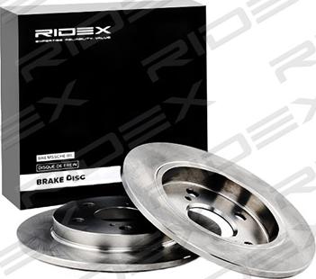 RIDEX 82B0583 - Brake Disc autospares.lv