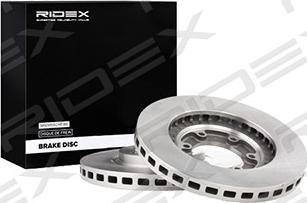 RIDEX 82B0523 - Brake Disc autospares.lv