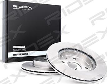 RIDEX 82B0522 - Brake Disc autospares.lv