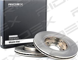 RIDEX 82B0578 - Brake Disc autospares.lv