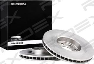 RIDEX 82B0692 - Brake Disc autospares.lv