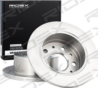 RIDEX 82B0600 - Brake Disc autospares.lv