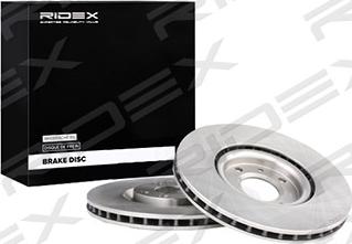 RIDEX 82B0616 - Brake Disc autospares.lv