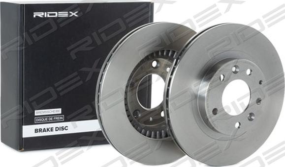 RIDEX 82B0672 - Brake Disc autospares.lv
