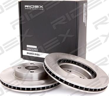 RIDEX 82B0058 - Brake Disc autospares.lv