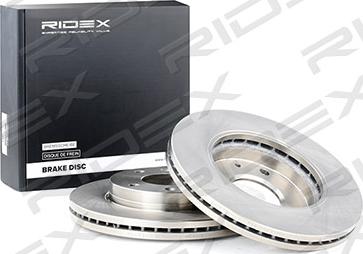 RIDEX 82B0066 - Brake Disc autospares.lv