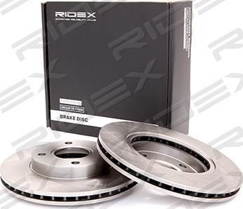 RIDEX 82B0006 - Brake Disc autospares.lv