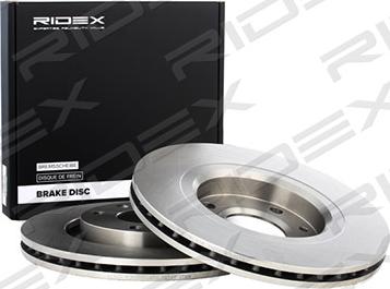 RIDEX 82B0015 - Brake Disc autospares.lv