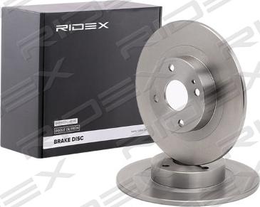 RIDEX 82B0084 - Brake Disc autospares.lv