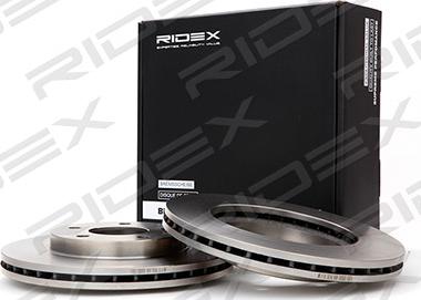 RIDEX 82B0081 - Brake Disc autospares.lv