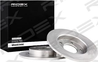 RIDEX 82B0088 - Brake Disc autospares.lv