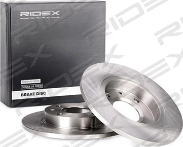 RIDEX 82B0035 - Brake Disc autospares.lv