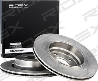 RIDEX 82B0033 - Brake Disc autospares.lv