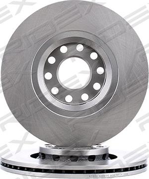 RIDEX 82B0192 - Brake Disc autospares.lv