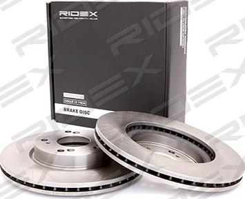 RIDEX 82B0126 - Brake Disc autospares.lv