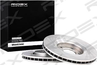 RIDEX 82B0177 - Brake Disc autospares.lv