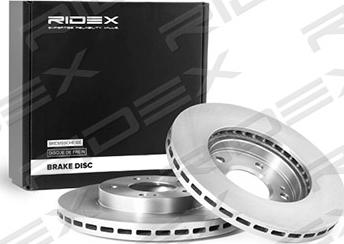 RIDEX 82B0898 - Brake Disc autospares.lv