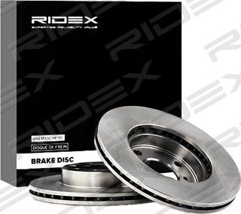 RIDEX 82B0801 - Brake Disc autospares.lv