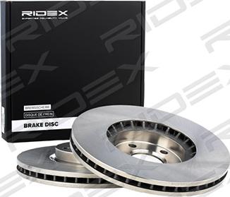 RIDEX 82B0807 - Brake Disc autospares.lv