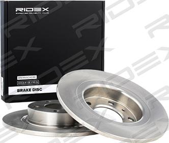 RIDEX 82B0889 - Brake Disc autospares.lv