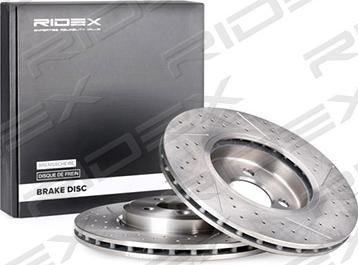 RIDEX 82B0879 - Brake Disc autospares.lv