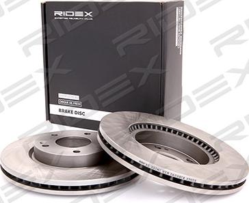 RIDEX 82B0393 - Brake Disc autospares.lv