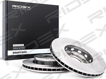 RIDEX 82B0348 - Brake Disc autospares.lv