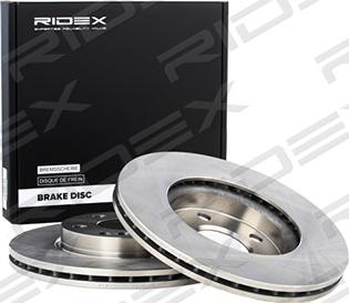 RIDEX 82B0343 - Brake Disc autospares.lv