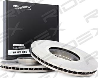 RIDEX 82B0302 - Brake Disc autospares.lv