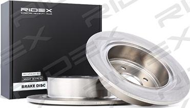 RIDEX 82B0315 - Brake Disc autospares.lv